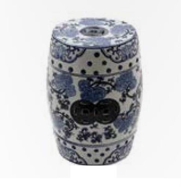 BANQUETA DE CERAMICA DECORATIVA