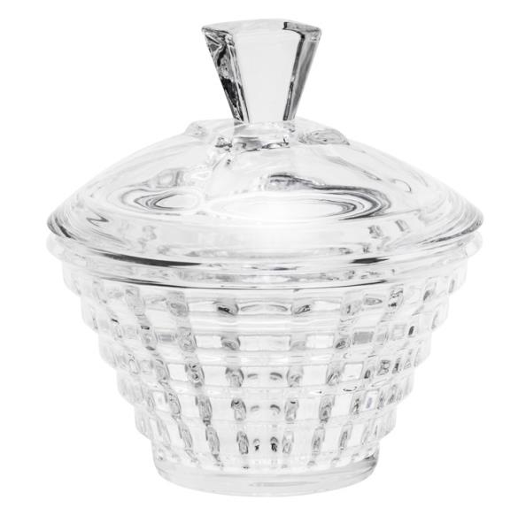 BOMBONIERE DE CRISTAL C/ TP DIAMOND 12,5X13,5CM