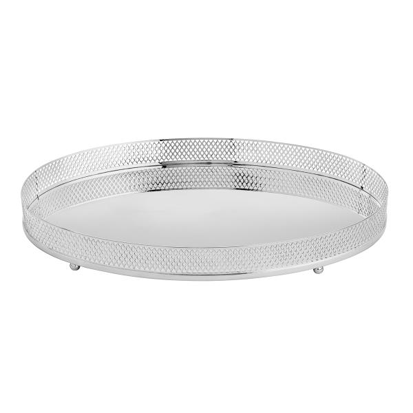 BANDEJA GRADE OVAL 55X36CM ALT 7,5CM