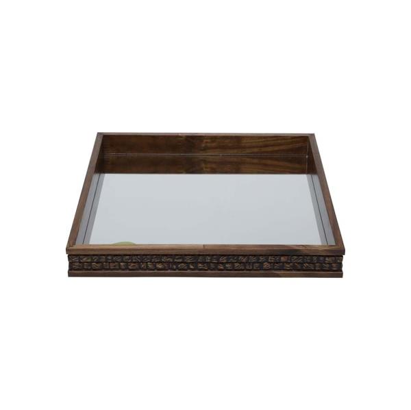 BANDEJA ESPELHADA COQUINHO 27X27X4,5