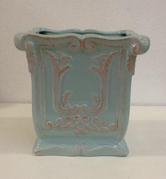 CACHEPOT CERAM. ROMAN VERDE