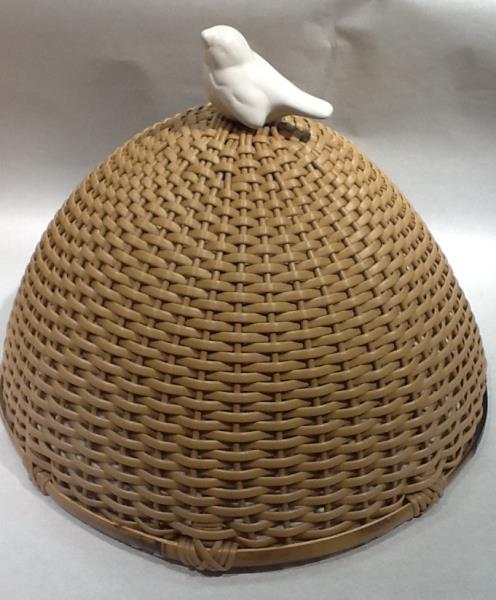 BOLEIRA C/ BAMBU PASS BRANCO