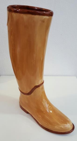 BOTA ESQUERDA P/ VASO COR COURO VELHO