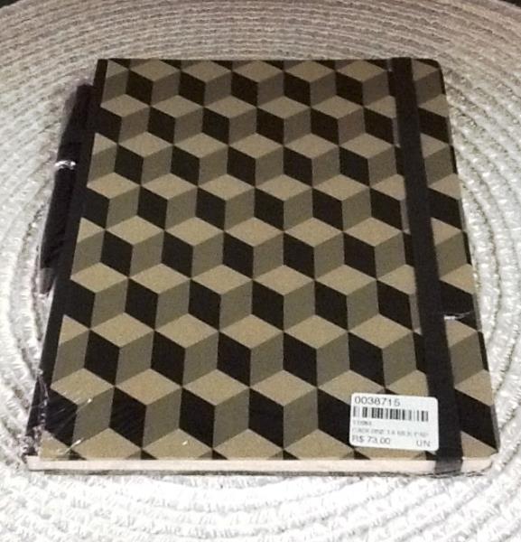 CADERNETA MLK PAPEL 14X18 C/ CANETA