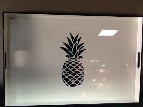 BANDEJA ABACAXI/BRANCO/AZUL