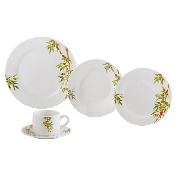 APARELHO DE JANTAR DE PORC 20PCS TROPICALIS