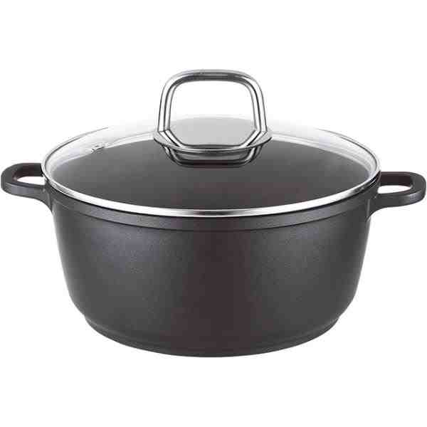 CACAROLA 28CM/5,8L ALUM PRETO ENJOY CLASSIC