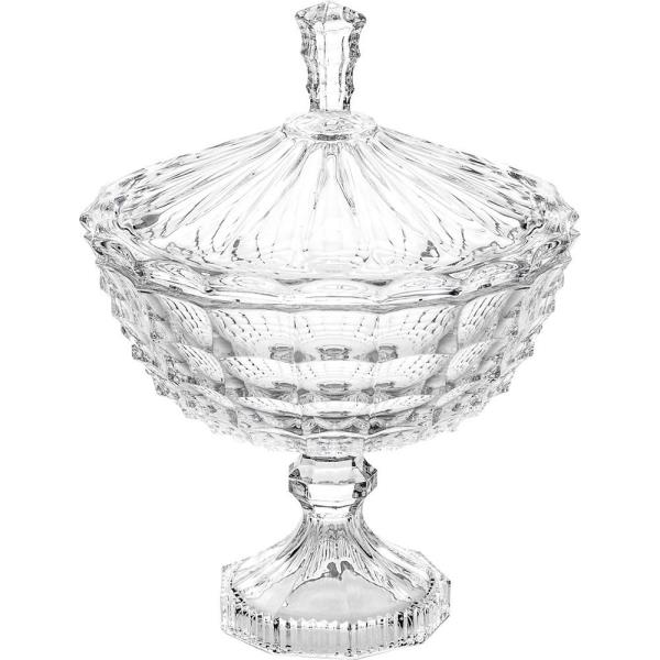 BOMBONIERE CRISTAL MAURICIUS C/ BASE 23CM