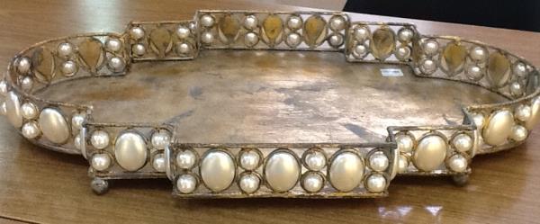 BANDEJA RECORTADA C/ MEIA PEROLA MED