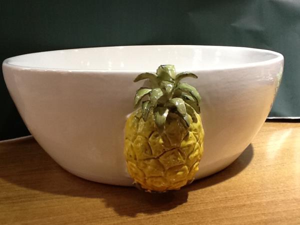 BACIA REDONDA C/ APLICACAO ABACAXI