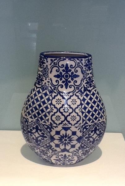 VASO TILE AZUL BOJUDO