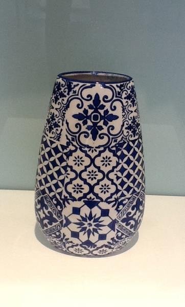 VASO TILE AZUL PEQ