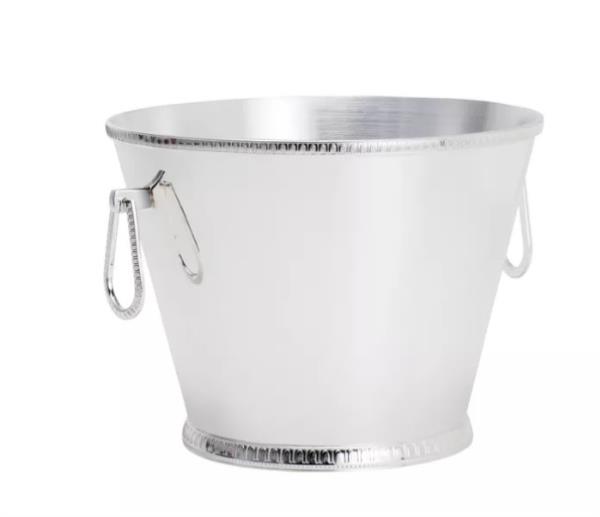 BALDE DE PRATA P/ CHAMPAGNE PARIS 24X20CM