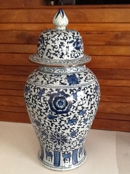 VASO DE PORCELANA CRAQUELADO