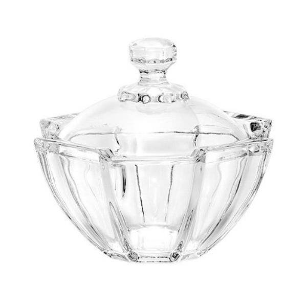 BOMBONIERE DE CRISTAL C/ TP STAGE 14X17,5 CM