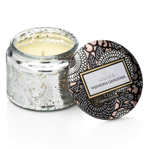 VELA POTE VIDRO P 25 H REL YASHIOKA GARDENIA