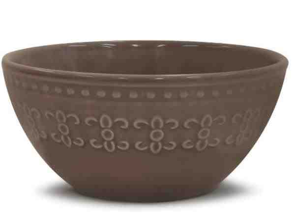 BOWL ALTO RELIEVE CINZA 550ML CORONA