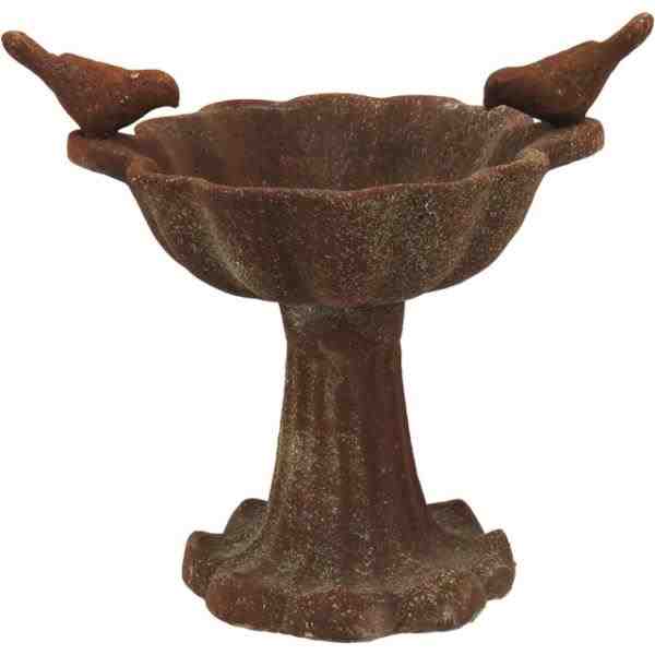 ADORNO DECORATIVO 27X24CM RES MARROM FONTE