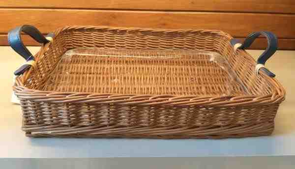 BANDEJA VIME P AZUL MARINHO C/ ALCA BEGE