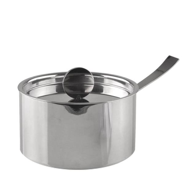 ACUCAREIRO GIOIA PEQUENO PRATA COM COLHER