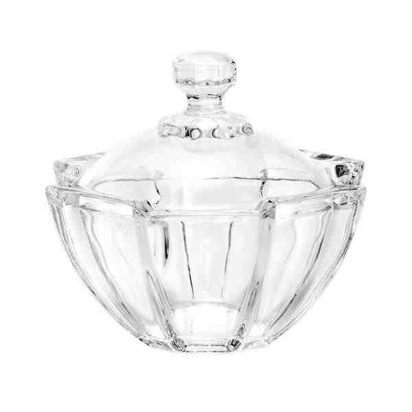 BOMBONIERE DE CRISTAL C/ TP STAGE 12X10,5CM