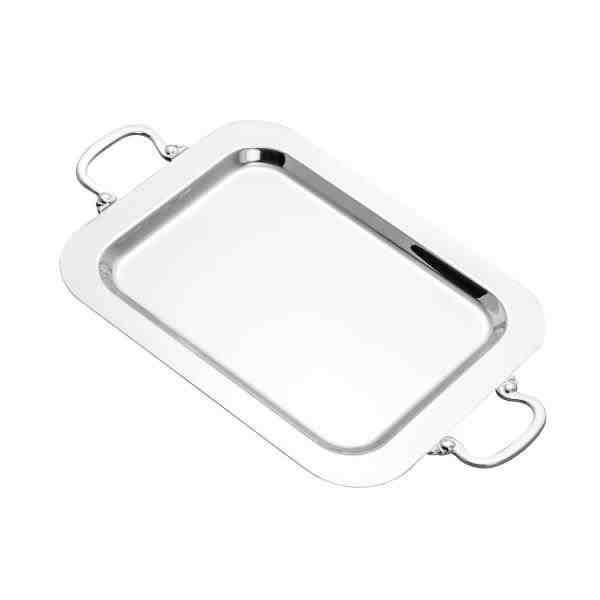 BANDEJA DE PRATA ELEGANCE LISO 28X22CM