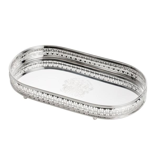 BANDEJA DE PRATA ROMA 31X17CM
