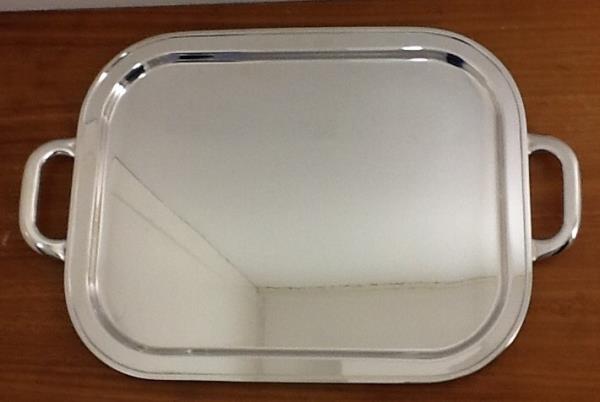 BANDEJA OBLONGA 43X33CM C/ ALCA CORDAO