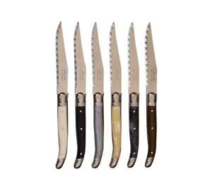 JG C/6 PCS FACA INOX PT E BC LAGUIOLE