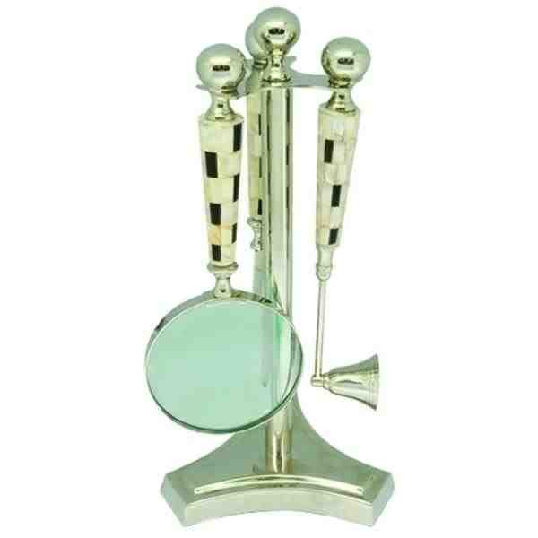 ACESSORIOS INDIANOS DECORATIVOS 3PCS 16X16X32CM