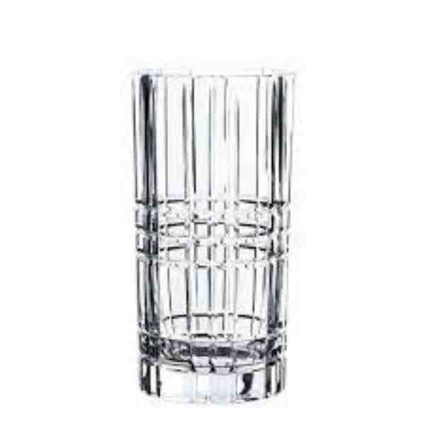 VASO SQUARE 28CM VIDRO