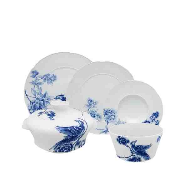 APARELHO DE JANTAR 42PCS BLUE BIRD