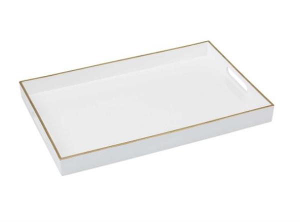 BANDEJA DEC. 46X30BRANCO RET HOME CO NASSAU