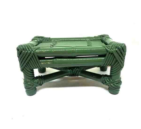 BANQUETA BAMBU VERDE MUSGO P