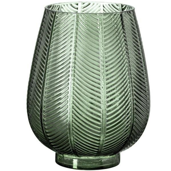 VASO VERDE EM VIDRO