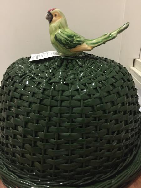 BOLEIRA VIME VD MUSGO C PERIQUITO VERDE