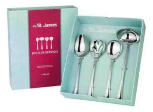 JG SERVIR 4 PCS FOUR SEASONS INOX