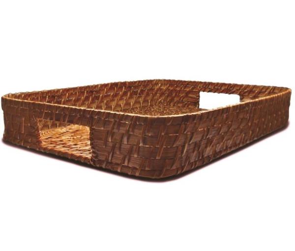 BANDEJA RET RATTAN 35X45X7,5CM TYFT ORGANIC