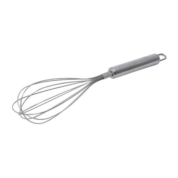 BATEDOR DE OVOS ACO INOX 30CM