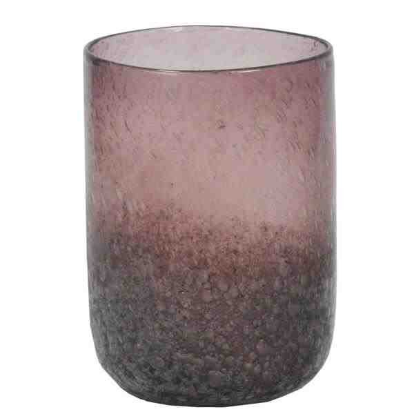 VASO ISOLA I DE VIDRO DECORATIVO
