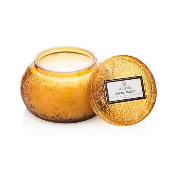 VELA POTE VIDRO CHAWAN 50H BALTIC AMBER