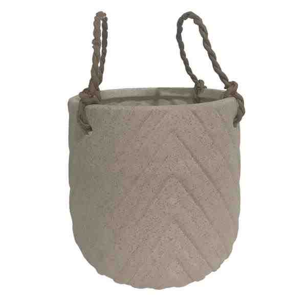 CACHEPOT DE CERAM C/ ALCA DE BARBANTE