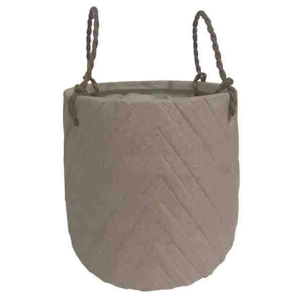 CACHEPOT DE CERAM C/ ALCA DE BARBANTE