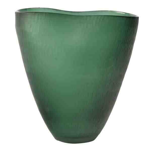VASO DE VIDRO VERDE