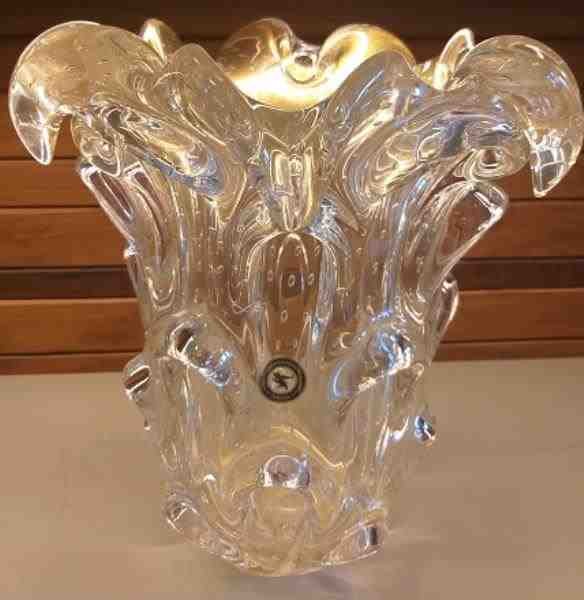 VASO G 73 TRANSPARENTE C/OURO