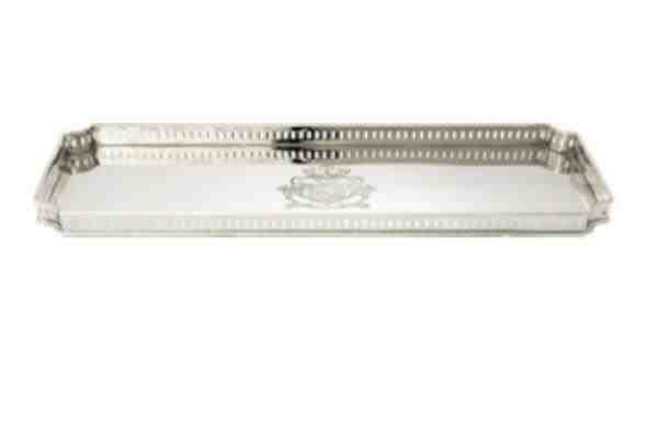 BANDEJA DECORATIVA DE NIQUEL