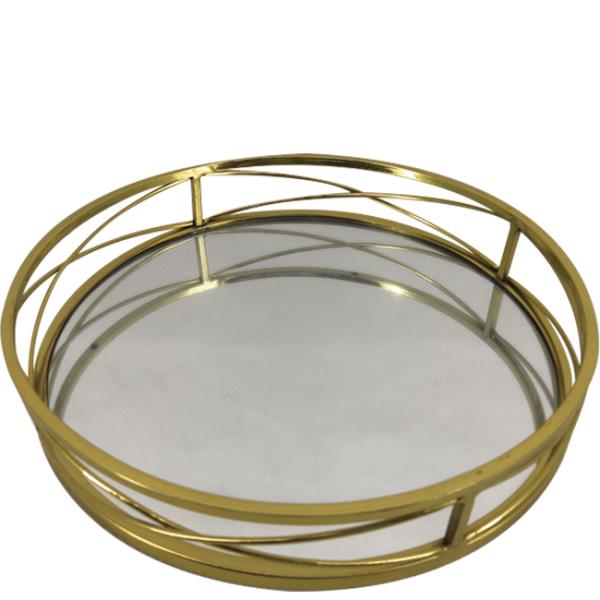 BANDEJA ESPELHADA RED DOUR ENVELH DIAM 35CM