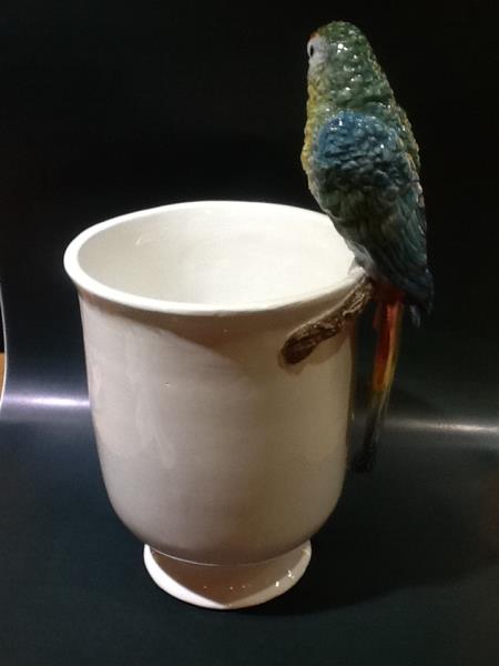 CACHEPOT TACA ALTO PAPAGAIO NOVO