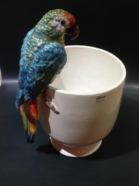 CACHEPOT TACABAIXO C/ PAPAGAIO NOVO