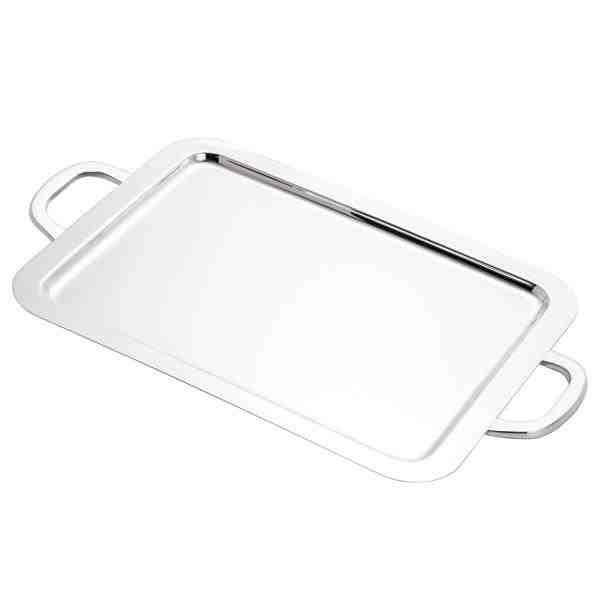 BANDEJA DE PRATA QUEENS LISO 40X30CM